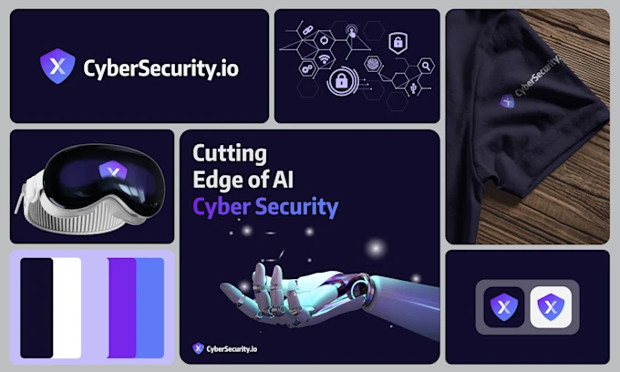 I will design a bold modern logo for your tech, saas, ai, app, or startup business