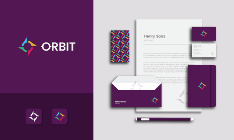 Orbit – Custom Logo & Complete Corporate Brand Identity